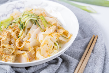 Liangpi, delicious food in summer, Chinese local snack.