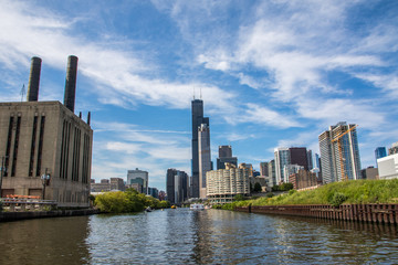 Fabrik und Marina City chicago river