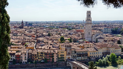 Obraz premium Stadtpanorama von Florenz