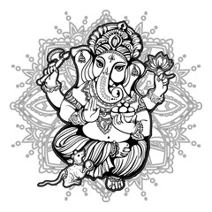 ganesha coloring book for adults