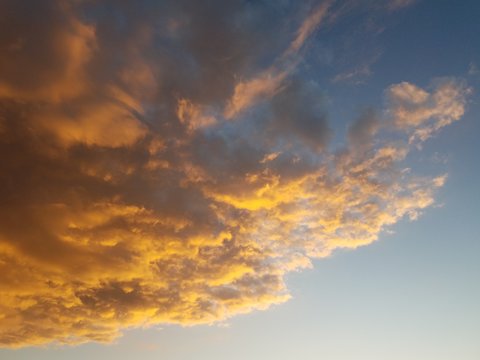 cloud during sunset © Justin