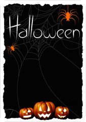Obraz na płótnie Canvas Halloween poster