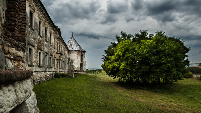 Desolate, Abandoned Manor House In Eastern Europe, Romania