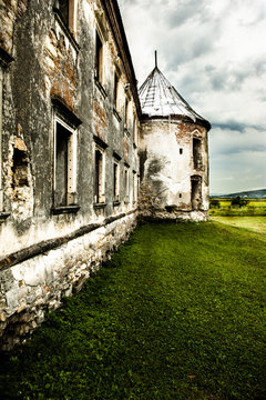 Desolate, Abandoned Manor House In Eastern Europe, Romania