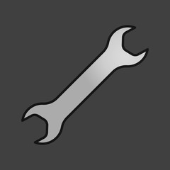 Wrench, spanner color icon