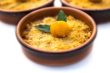 Crumble aux mirabelles