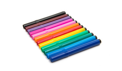 Fototapeta premium colored markers isolated