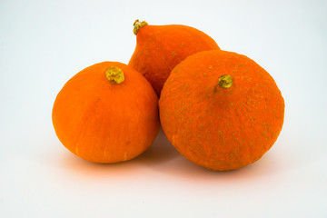 Kürbis isoliert weißer hintergrund