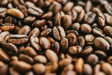 Coffee beans background