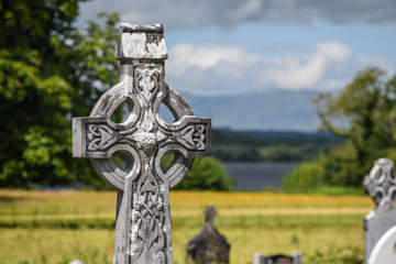 celtic cross headstone