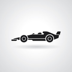 Race car icon. Vector illustration
