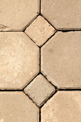 Tile paving slabs texture background.