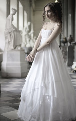 Naklejka premium young victorian lady