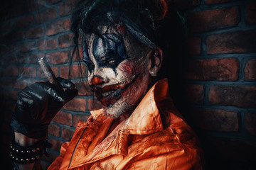 bloody clown man © Andrey Kiselev