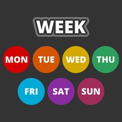 Weekly calendar