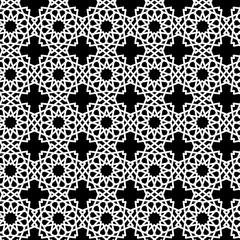 Arabesque star seamless pattern.