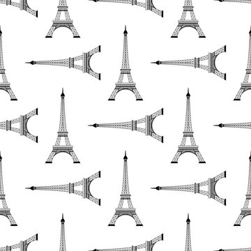 Seamless of Eiffel tower