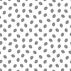 Seamless pattern of coffee. Vector illustration.