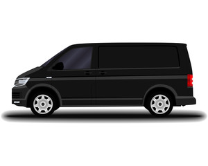 realistic cargo van.