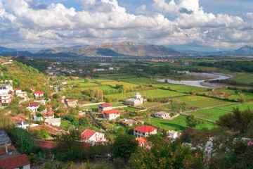 Fototapeta premium Rozafa Castle and views