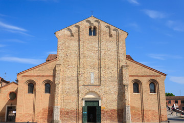 Obraz premium Murano church facade,Venice