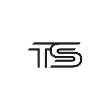 initial letter logo line unique modern TA to TZ
