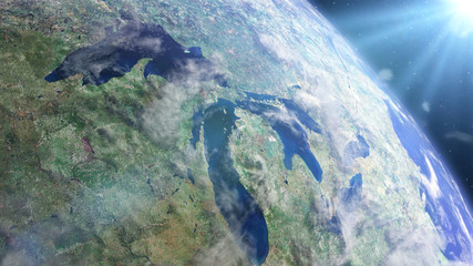 view on planet Earth