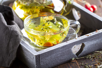 Tea Herbs Vitamins medical tea linden thyme
