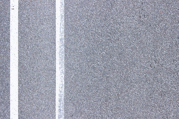 Asphalt texture with road markings