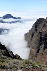 Fototapeta na wymiar Pico de Bejenado vom Roque de los Muchachos, La Palma