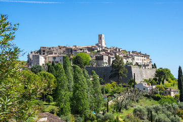 Fototapeta na wymiar View of Saint-Paul-de-Vence