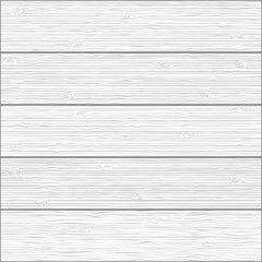 Beautiful seamless background. Realistic texture of white wood planks. Hand drawn Natural realistic Wooden Background.