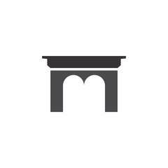 m arch logo