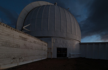 Fototapeta premium Deserted astronomical telescope observatory