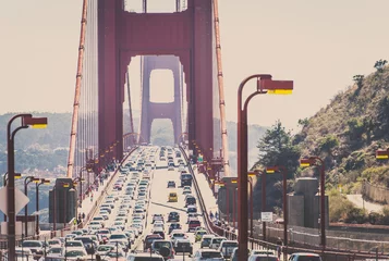 Foto op Aluminium Golden Gate Bridge, San Francisco © oneinchpunch