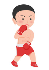 ボクシング　フリッカージャブの構え