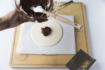 タルトソレイユをつくる工程