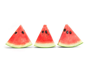 watermelon slice isolate on white background