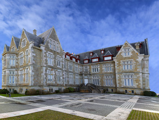 Royal Palace of the Magdalena in Santander. It was a royal residence and today it is home to the Menendez Pelayo International University and public property