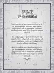 White Grunge Background. Poster, Flyer, and Cover Vector Design. Halloween Party Element for Text Background. Print