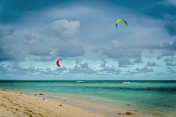 Kitesurfing