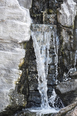 Fototapeta na wymiar rock waterfall