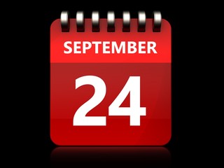 3d 24 september calendar