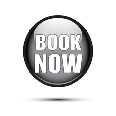 Black glossy with book now text on white