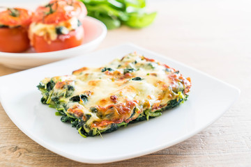 baked spinach with cheese