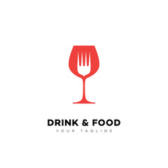 Drink and food logo