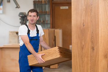 worker in a carpenter's workshop