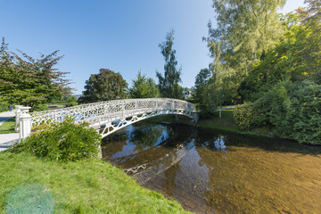 Romantic bridge in Lichtentaler Allee, Baden-Baden