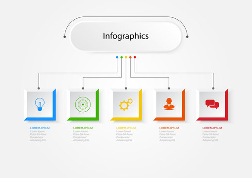 Infographic design vector Business concept steps or processes can be used for workflow layout, diagram, annual report, web design