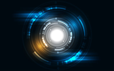 Abstract technology background Hi-tech communication concept futuristic innovation background vector illustration